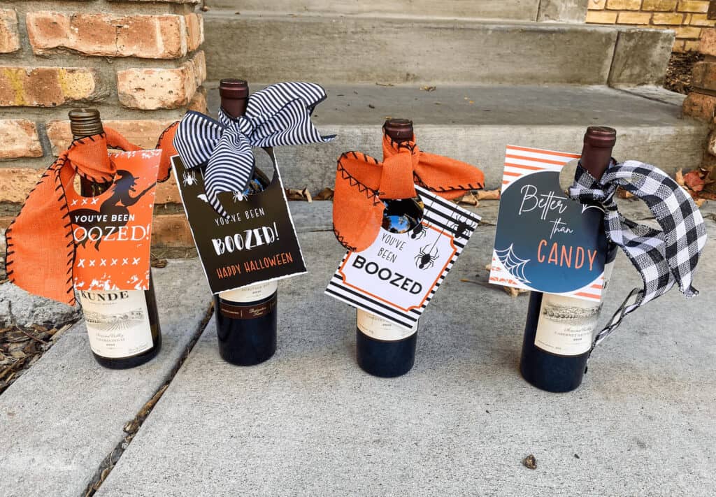 boozed bottles for halloween