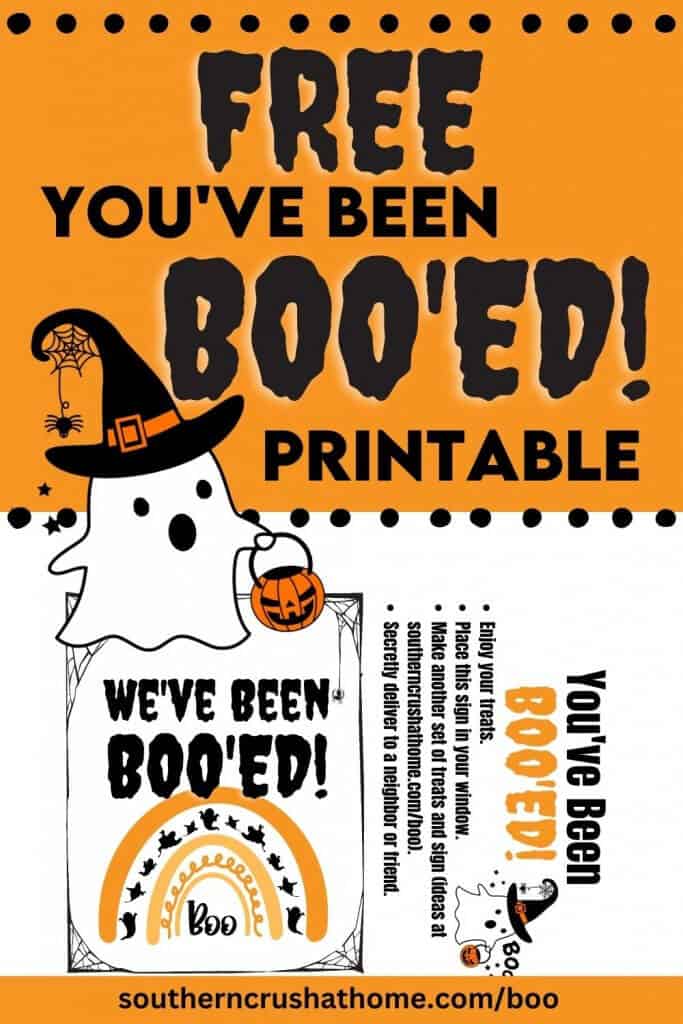 boo'ed! printable PIN