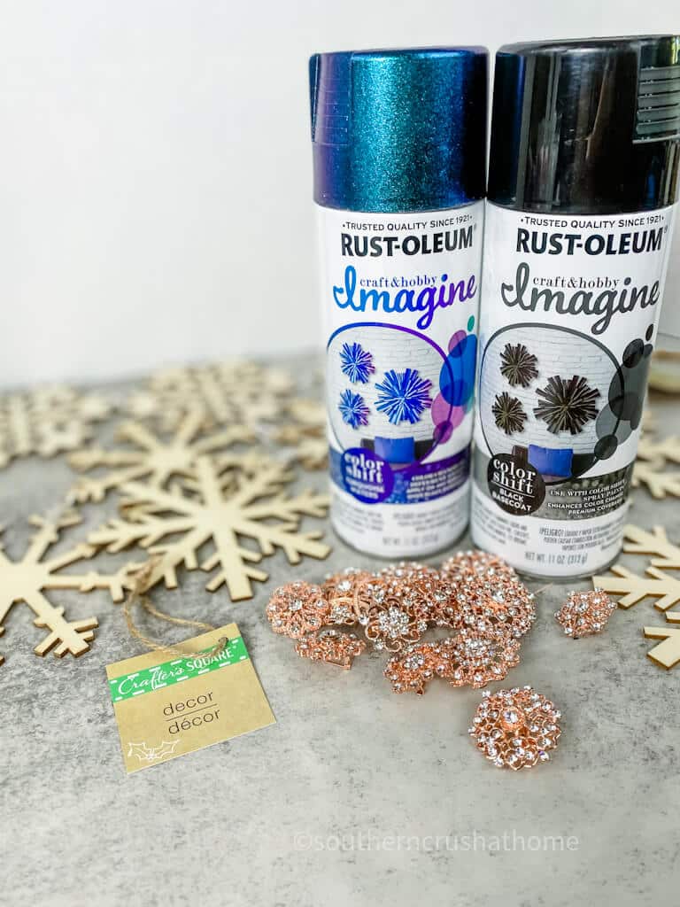 supplies for diy christmas garland