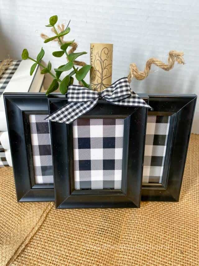 DIY Dollar Tree Black and White Pumpkins