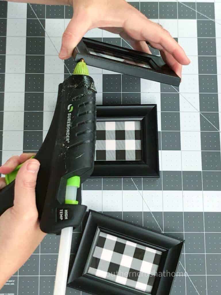 gluing picture frames together