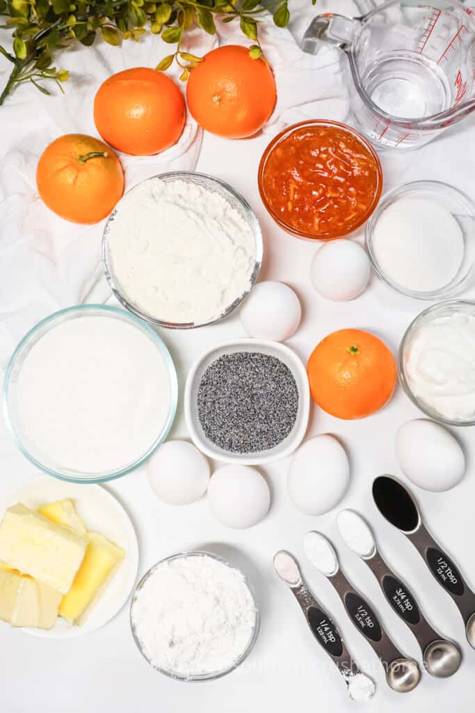 Poppy Seed Cake ingredients