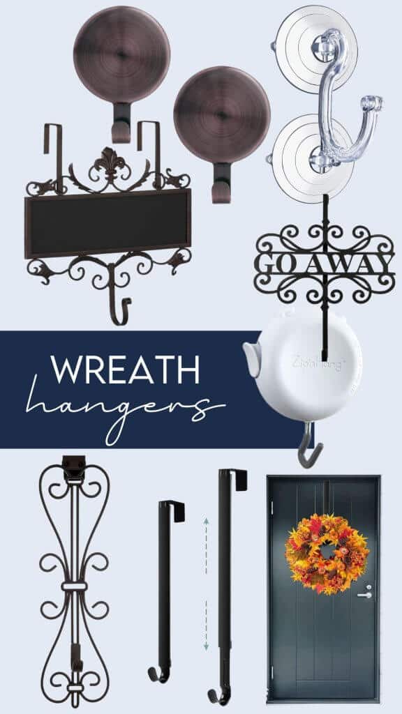 assorted wreath hangers pin