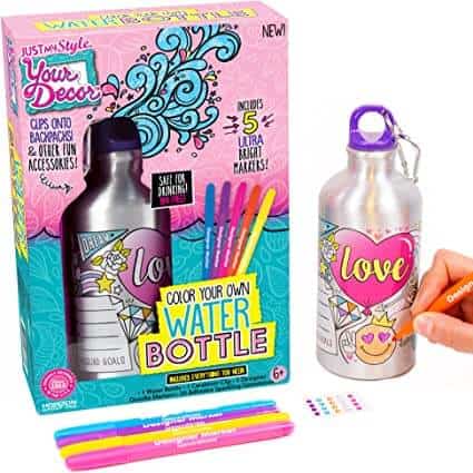 decorate your own water bottle craft kit
