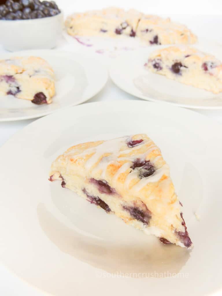 blueberry scone slice