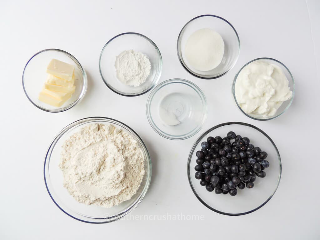 blueberry scones ingredients