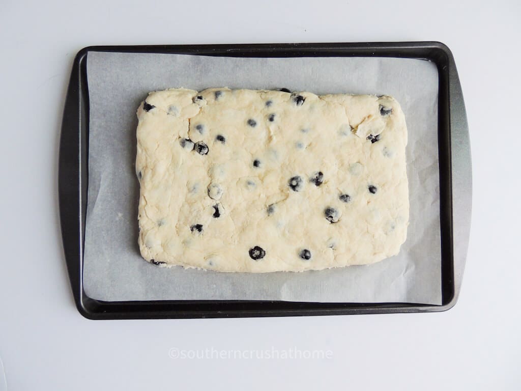 blueberry scone dough