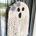 hanging macrame ghost