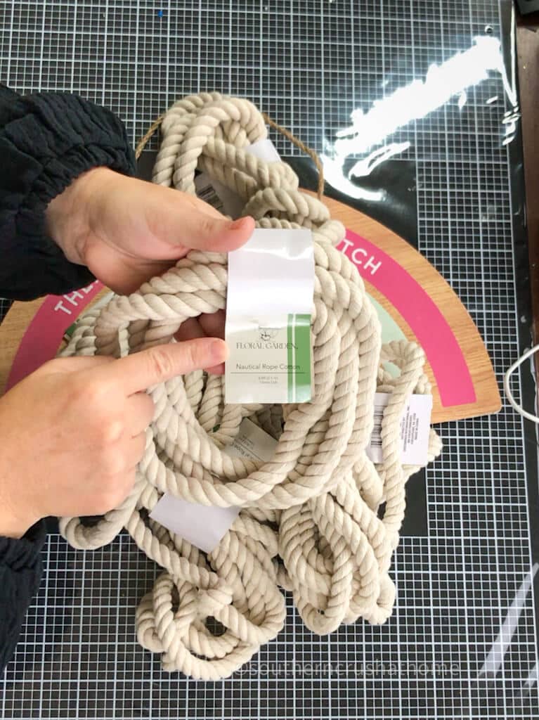 dollar tree nautical rope