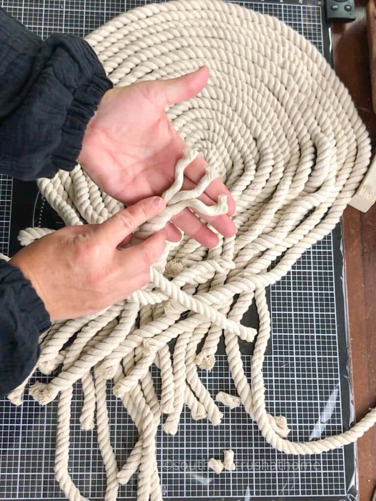 unravel nautical rope
