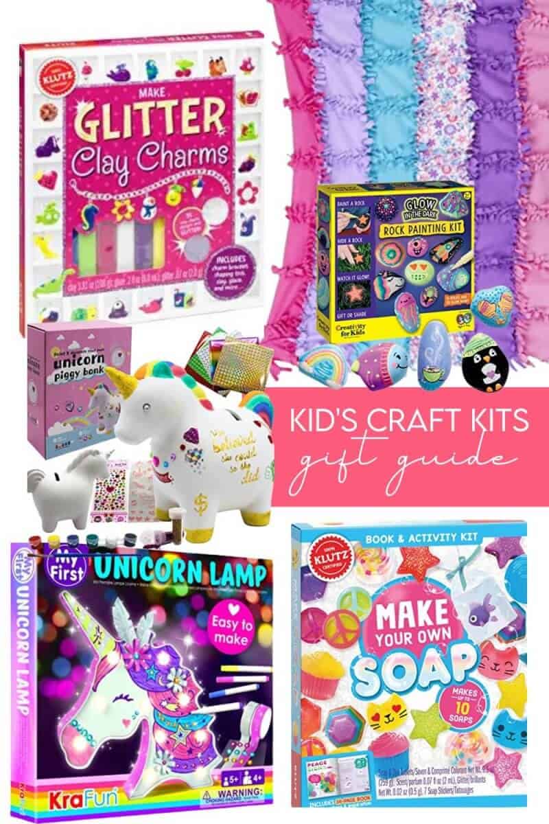 Arts and Crafts Kits Gift Guide Collage