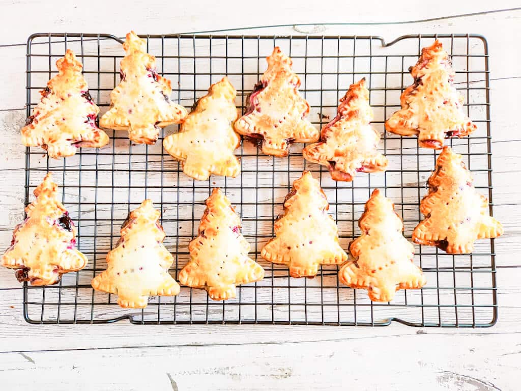 hand pies on cooling rack