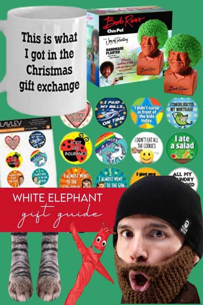 Funny White Elephant Guide Collage