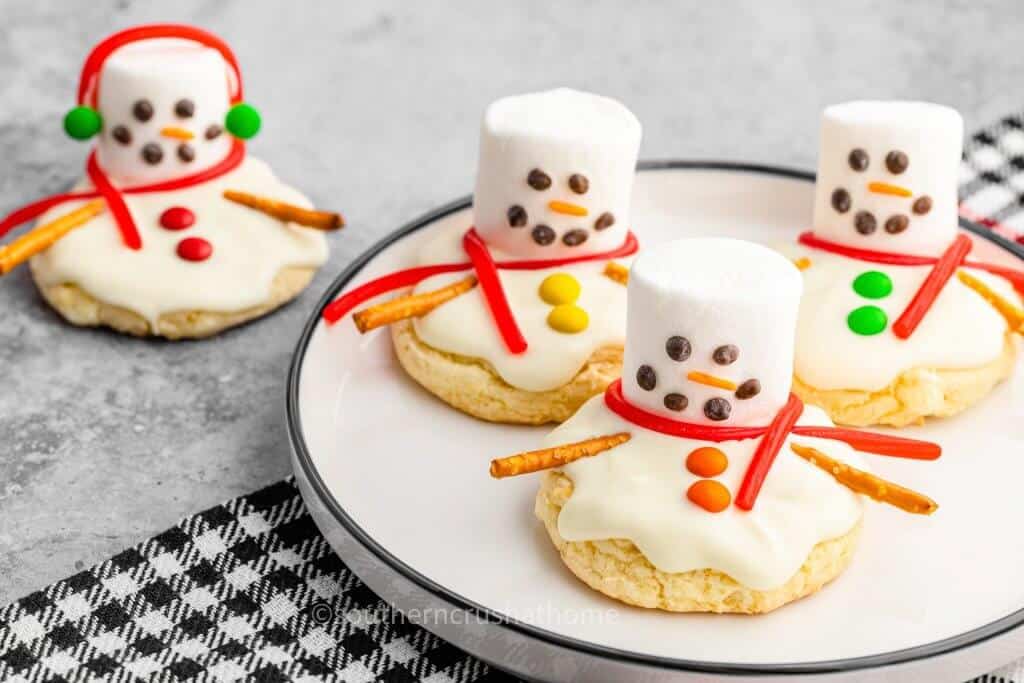 Melted Snowman Cookies