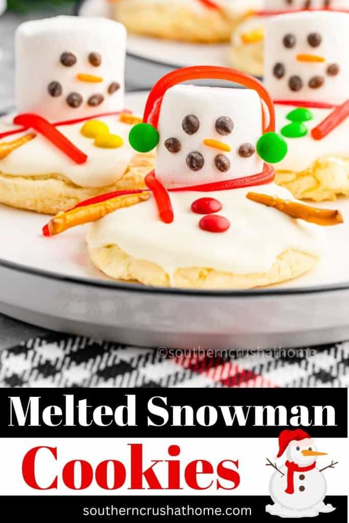 Melted Snowman Cookies PIN