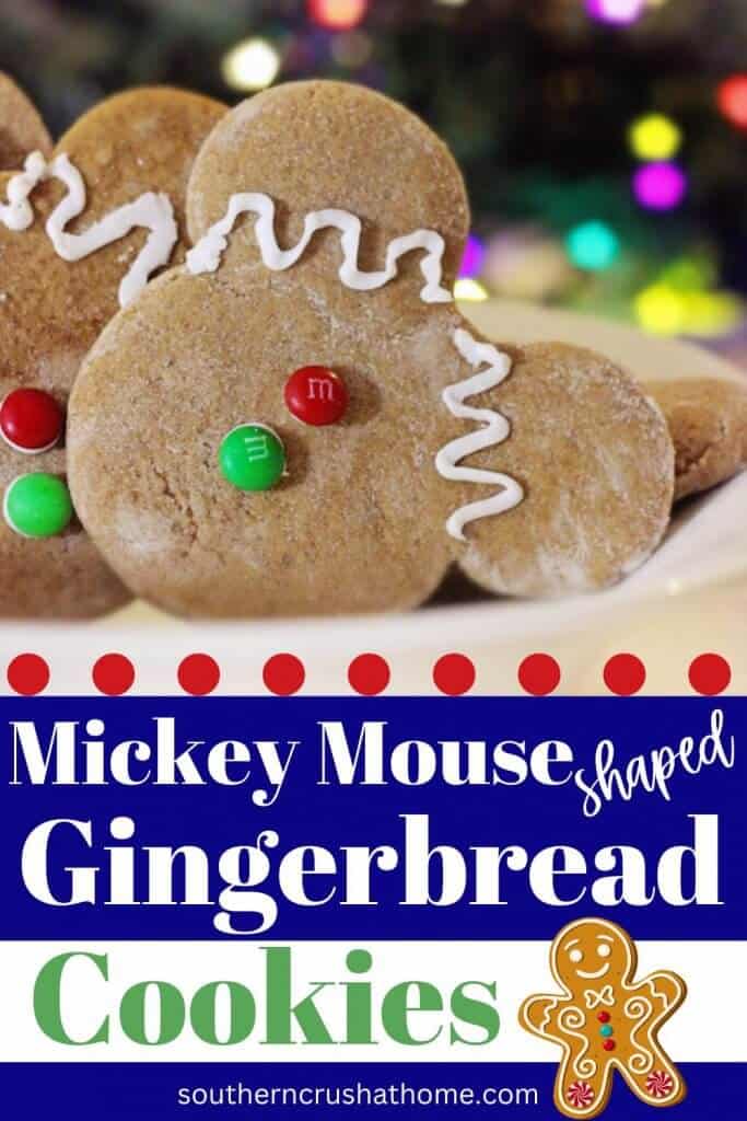 Mickey Mouse Gingerbread Cookies PIN