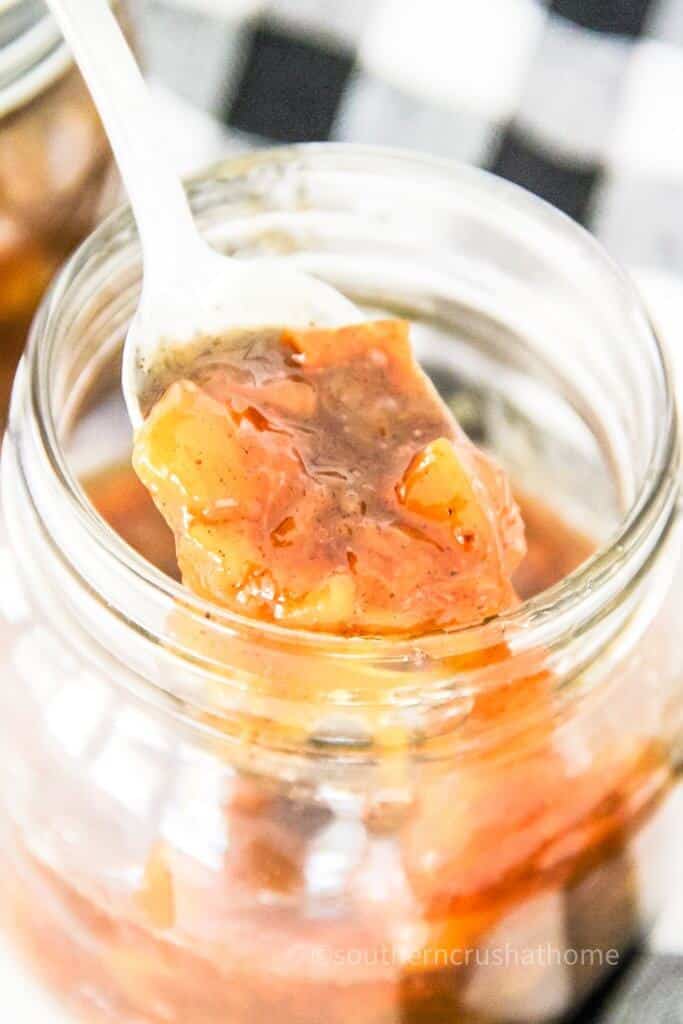 spoonful of peach jam