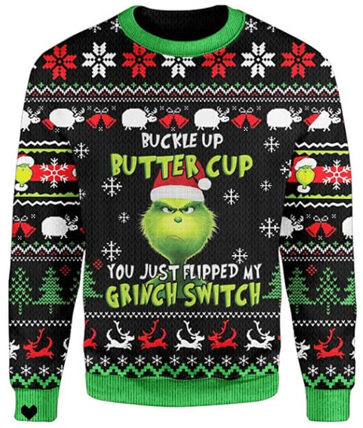 grinch ugly christmas sweater