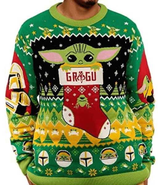baby yoda grogu christmas sweater
