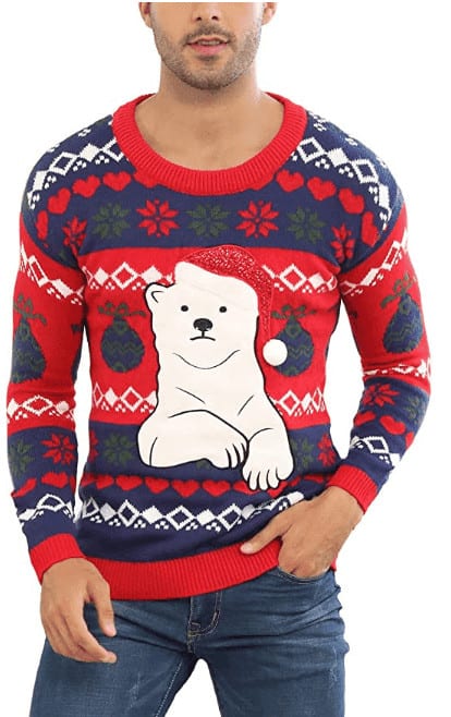 polar bear christmas sweater