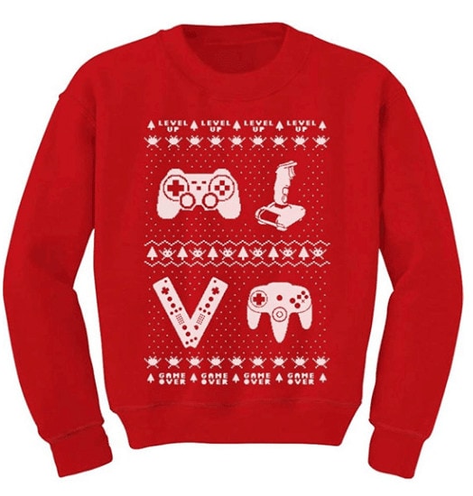 gamer christmas sweater