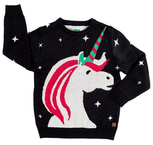 unicorn ugly christmas sweater