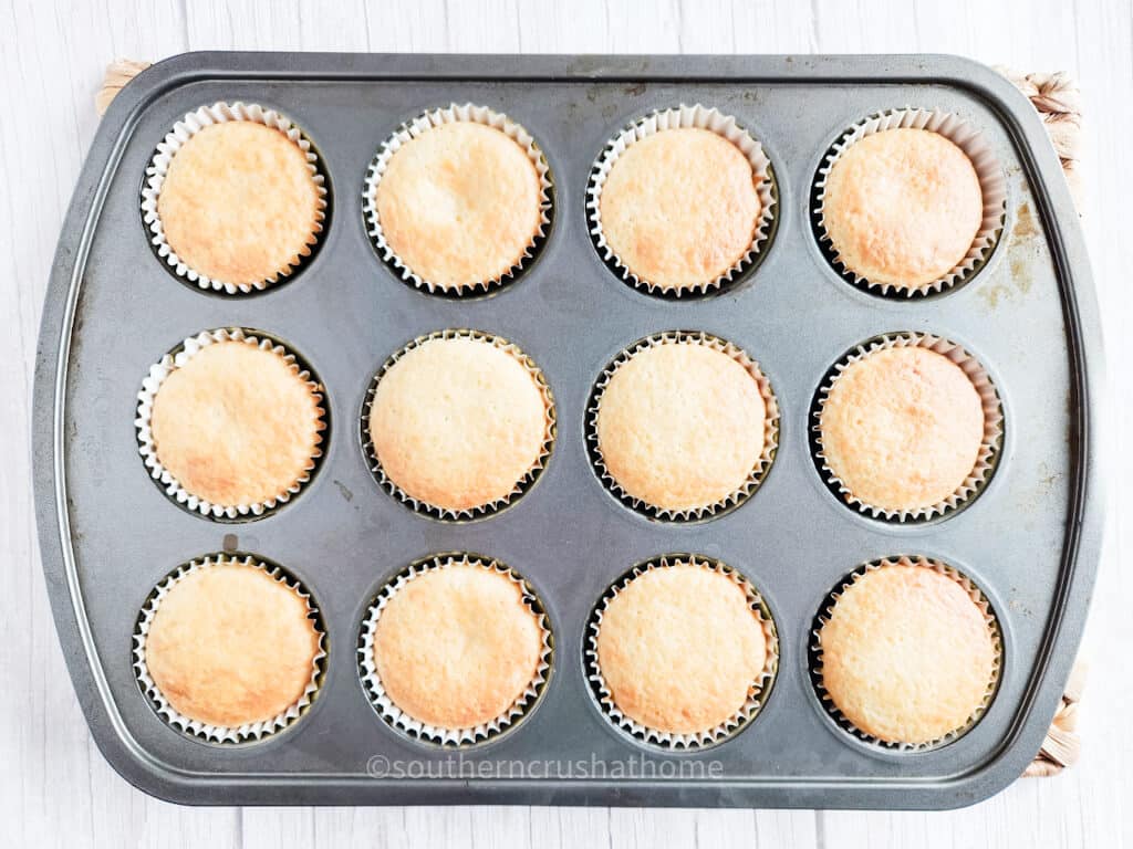 baked cupcakes