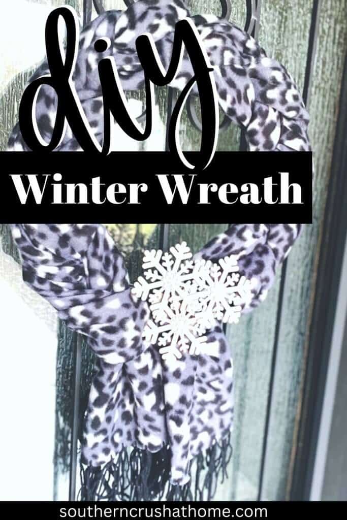 How to Make a Dollar Tree Winter Wreath