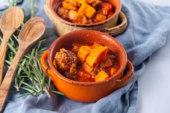 sweet potato and Chorizo-stew-Healthy