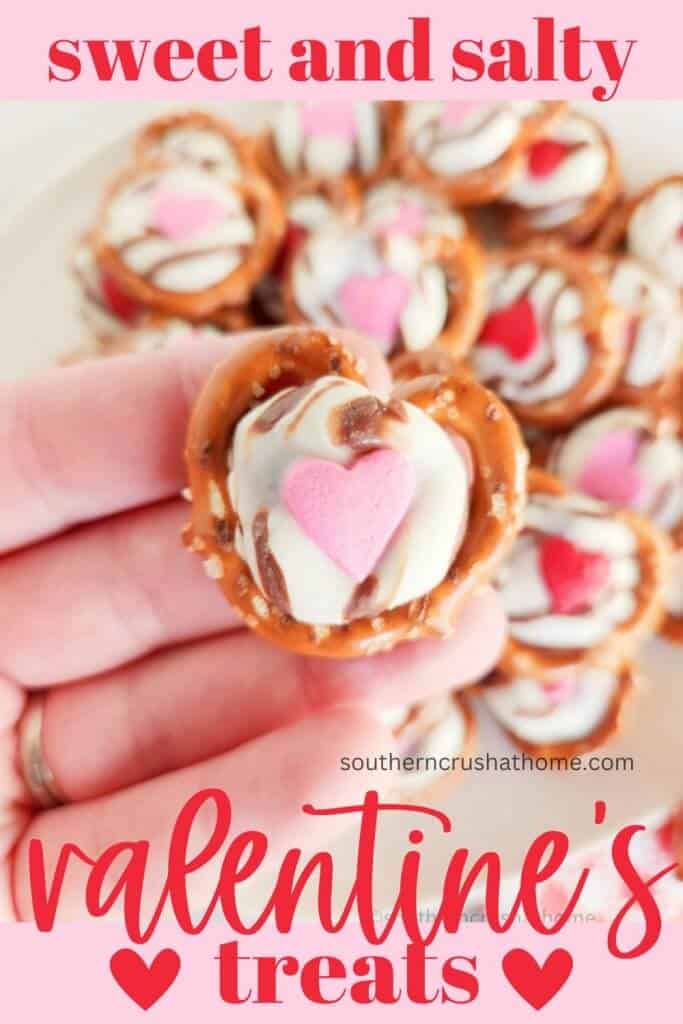 Sweet and Salty Hugs and Kisses Valentine’s Treats