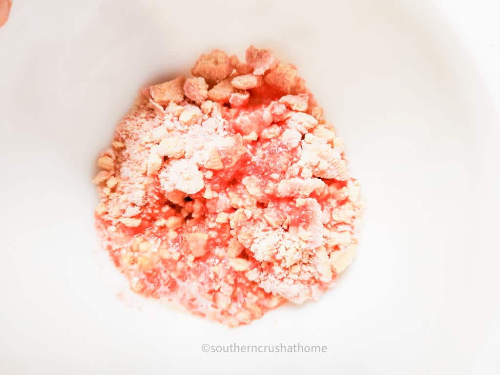strawberry crunch topping