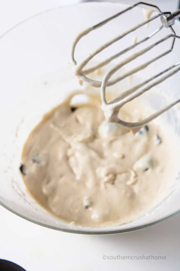 eggless blueberry pancake batter