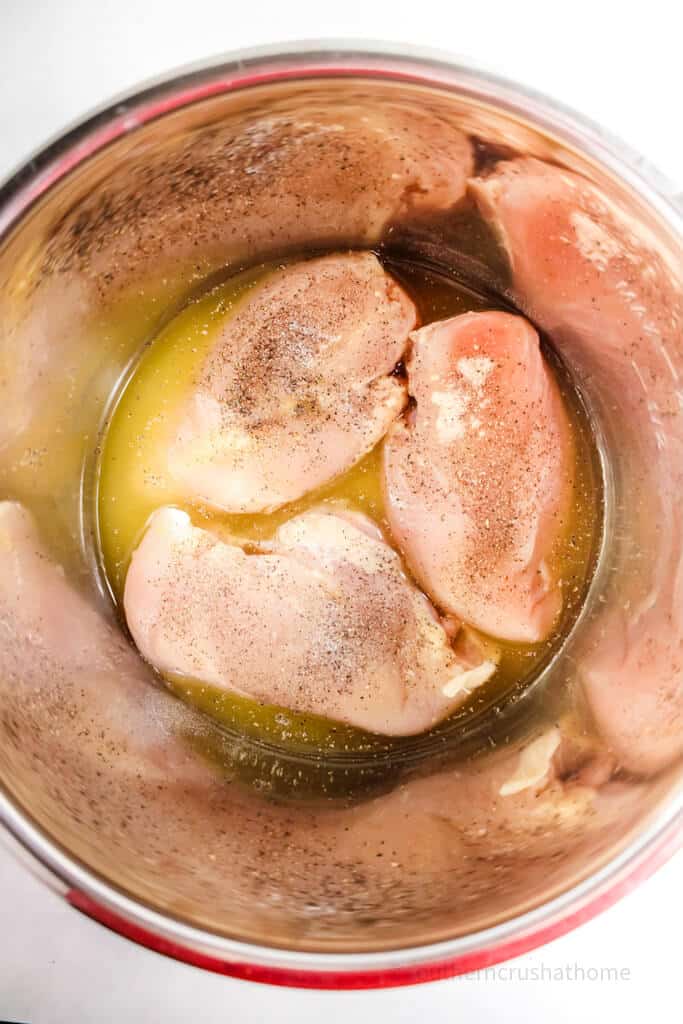 instant pot ready to cook chicken