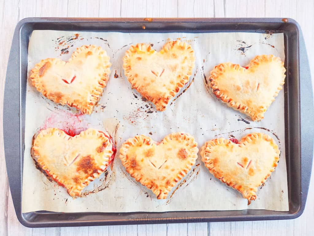 golden brown baked strawberry poptarts