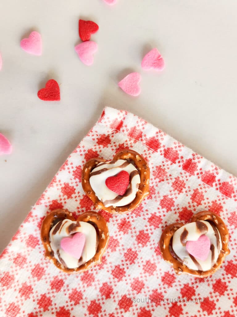 scattered valentines treats