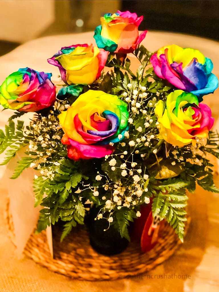 rainbow roses