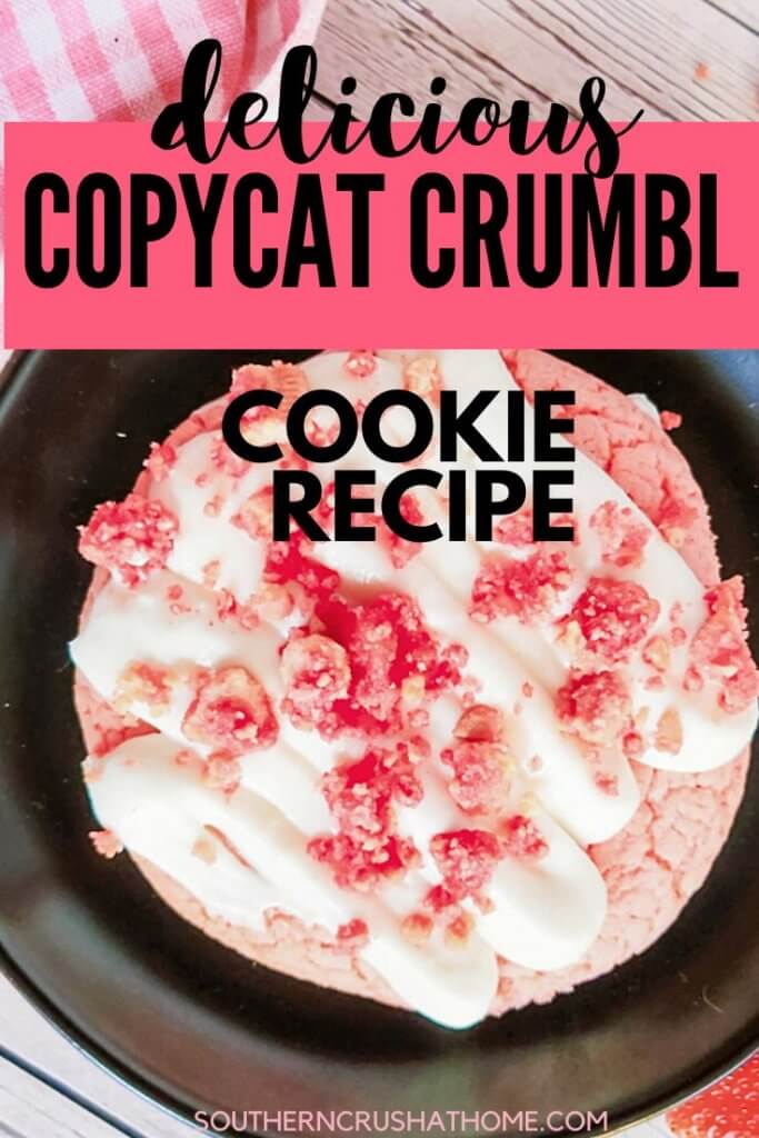 Easy to Make Copycat Crumbl Strawberry Crunch Cookies at Home