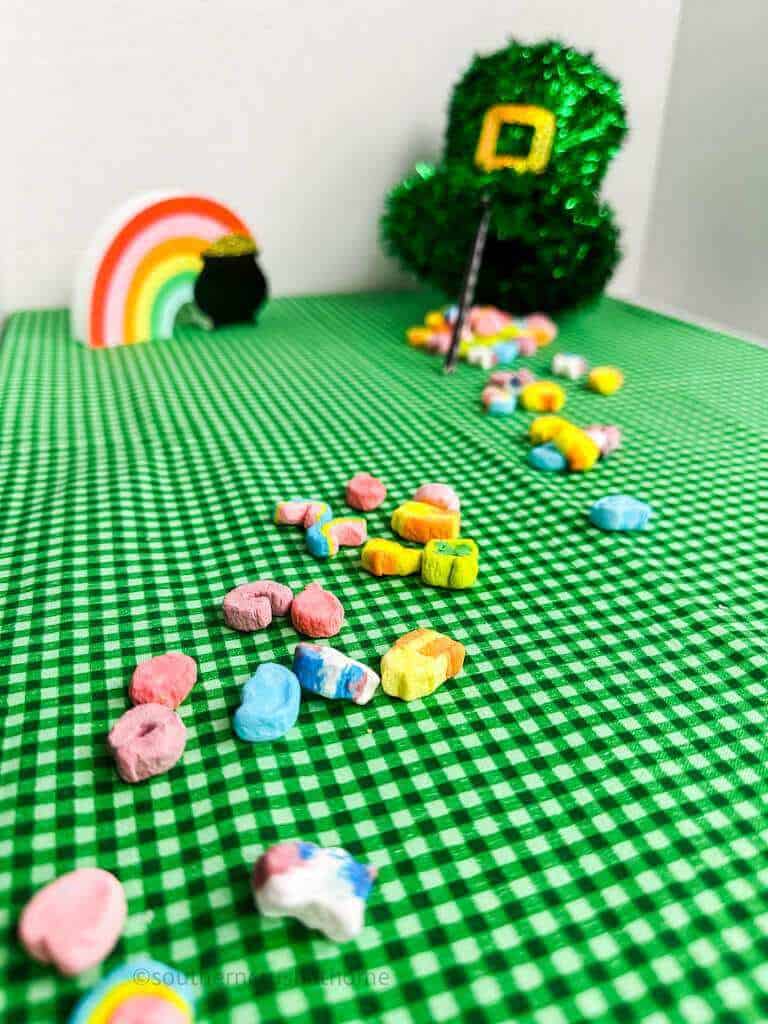 trail of lucky charms to Leprechaun Trap