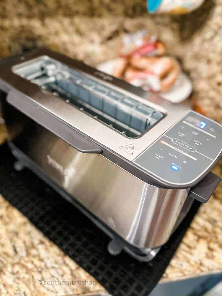 angled view of Ninja Toaster Oven