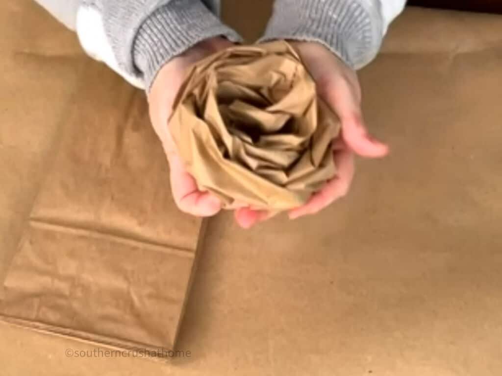 finished paper rose