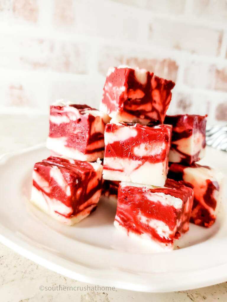 front view of Red Velvet Fudge