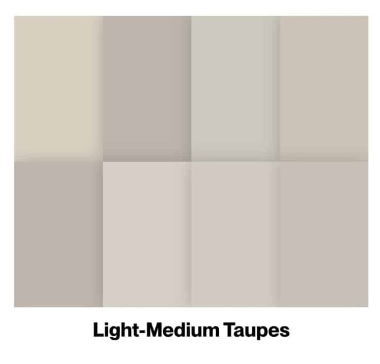 samplize light medium taupes paint sample bundle