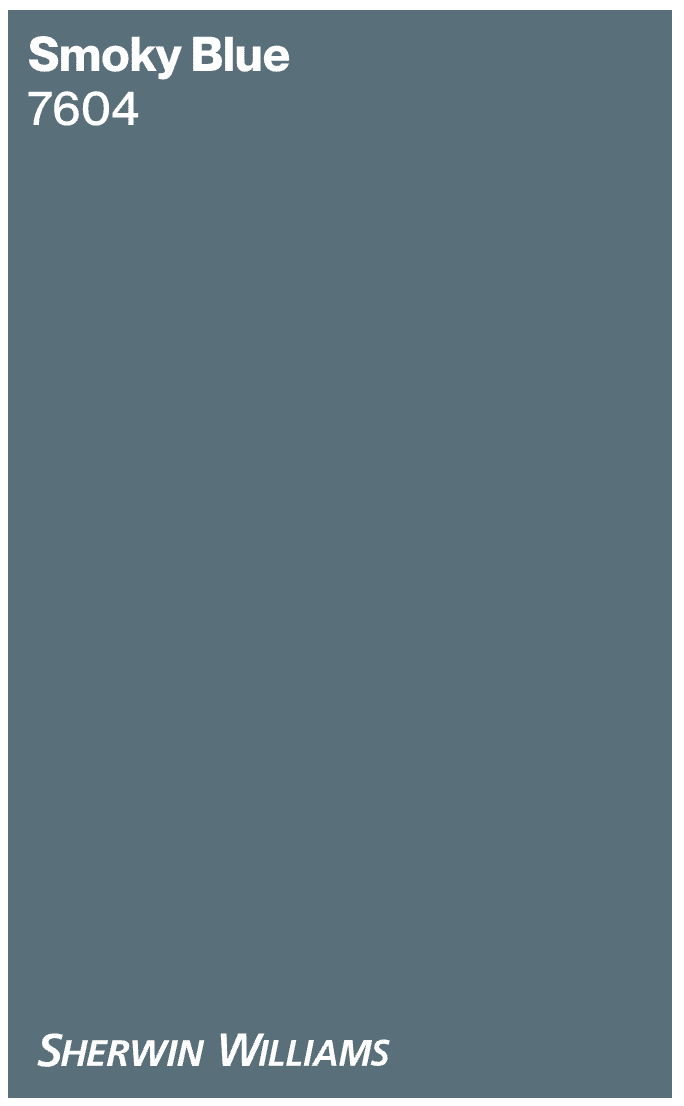 Sherwin Williams Smoky Blue Paint Sample