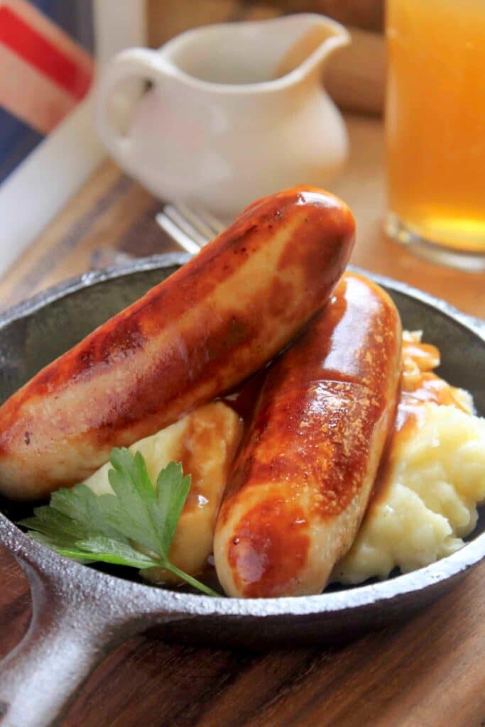 bangers and mash