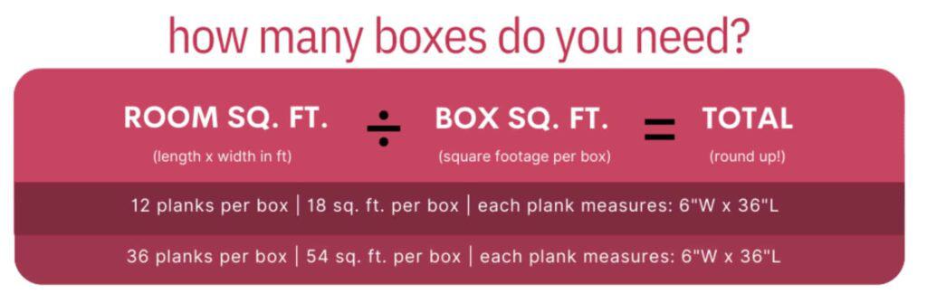 graphic on hardwood flooring