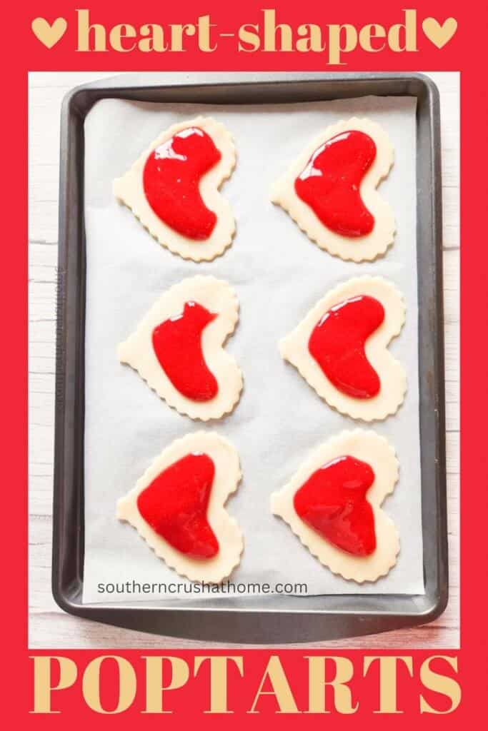 heart shaped strawberry poptarts PIN