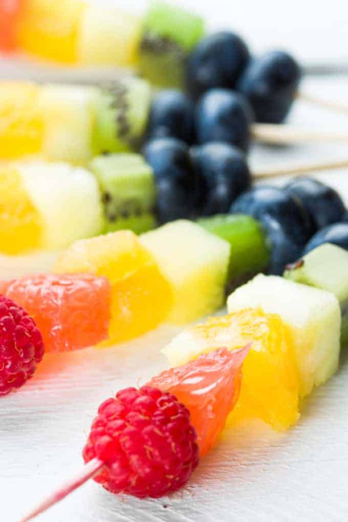 fruit skewers