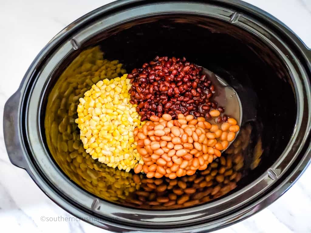beans and corn in crockpot