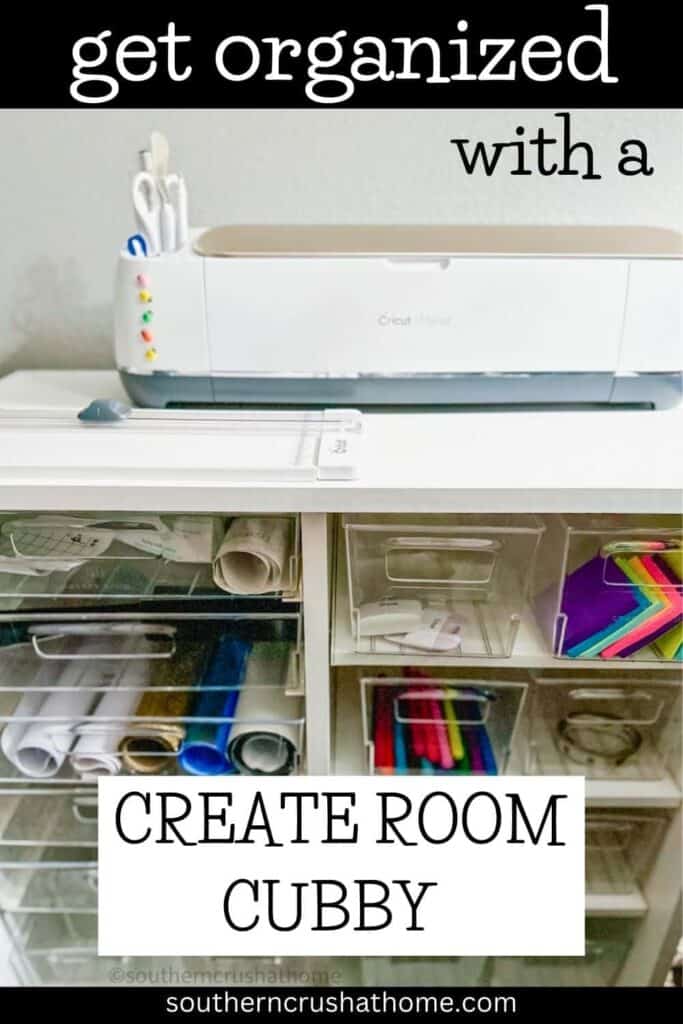 Craft Room Organization with Create Room Cubby