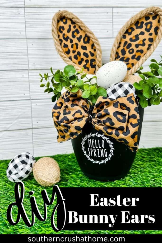 Easy to Make Easter Bunny Ears Using a Coat Hanger